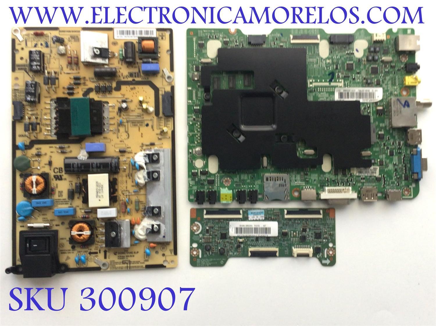 KIT DE TARJETAS PARA TV SAMSUNG / MAIN BN94-08766J / BN97-09644A / BN9408766J / 08766J / FUENTE BN44-00735C / F48SF_FDY / BN4400735C / T-CON BN96-38626A / BN41-02111A / BN97-07970F / BN9638626A / 38626A / PANEL CY-GH040BGLVVH / MODELO  LH40DMEPLGA/GO